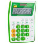 Калькулятор настольный Deli E1122/GRN 125х88х27 мм 12 разр. зеленый