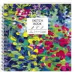 Скетчбук 195*195 80л Пуантилизм 7БЦ 100 гр