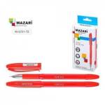 Ручка шариковая 0,7 TORINO игольч., масл. основа, грип М-5701-72 красная