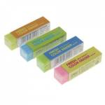 Ластик Deli Color 60х15х15 мм ассорти Е3045