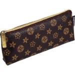 Пенал deVENTE 7026441 Monogram 21*8*3.5 см искусствен. кожа коричневый