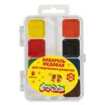 Краски акв. 8 цв. б/к п/к Каляка-Маляка АМККМ08Е