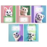 Тетрадь 18 л. (клетка) К-Э Белый и пушистый ТКЛ189605