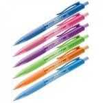 Ручка шариковая Luxor Micra X II 0,7 автомат. 1840/12 синяя, грип, корпус ассорти