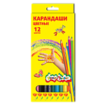 Карандаши цв. 12 цв. Каляка-Маляка ККМ12