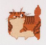 Набор для вышивания Klart 12-046 Рыжий кот 11*11см