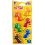 Карандаши восковые 6 цв. Луч  Кроха Лапки фигурн. 2254-08