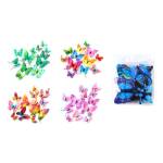 Декоративные украшения Бабочки на магните 12шт M-20116