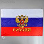 Флаг Россия с гербом 60х90 3626263