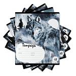 Тетрадь 18 л. (линия) ErichKrause Timber Wolf 60563  /10 MIX