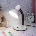 Лампа настольная ЭРА N-211-E27-40W-W белый