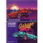 Альбом д\рис. 40 л. (спираль) П-П Автомобиль в Калифорнии мел.обл. 40-5127 РАСПРОДАЖА