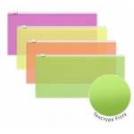 Папка-конверт на молнии EK Fizzy Neon Travel 254*130 ассорти 47076