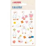 Наклейки мягкие deVENTE 8002467 Duck love многоразовые