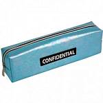 Пенал deVENTE 7025364 Confidential прямоугольный на молнии