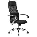 Кресло эргономичное Бюрократ CH-607SL черный TW-01 Neo Black сетка/ткань с подголов. крестов. металл