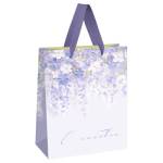 Пакет подарочный MESHU Purple flowers MS_66134 18*23*10см