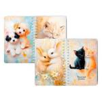 Записная книжка А6 80 л. (спираль) Милые друзья С1226-63 перевертыш