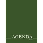 Книга для записей А4 120 л. К-Э Agenda Green КЗЛЛ41203749 линия