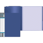 Папка с 60 карманами deVente 3105402 синяя