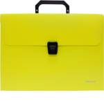 Портфель Silwerhof 322715-02 1 отд А4 пластик желтый неон 1359497