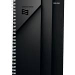 Записная книжка А5 100 л. (спираль) П-П Оттенки черного 100-7211