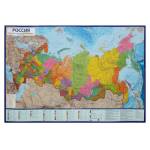 Карта России Политико-администр. 1:8,5М 101х70 КН034 интерактивная