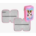 Пенал 2 секц. deVENTE 7012403 Corgi прямоуг. на молнии