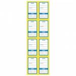 Ценники картонные Овал-8 (100)/20 OfficeSpace 1789