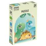 Пазлы 24 эл. А4 MAXI Милые динозавры ПК24М_54528