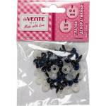 Глазки декоративные deVente 8001318 винтовые с фиксатором 30 шт. 8 мм