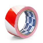 Лента сигнальная 50 мм х200 м Klebebander красно-белый без клеевого слоя арт.520