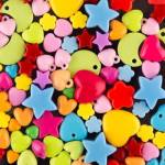 Набор бусин  Hobbius Ассорти  DFM-50 50 г №01звездочки/сердечки