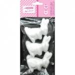 Заготовка для декорирования deVENTE 8003938 Зайчики 75х28 3 шт.