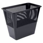 Корзина для бумаг 12 л. СТАММ прямоуг. сетка черная КР31