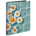 Тетрадь 80 л. А5 на кольцах Lorex Floating flowers кожзам интегральн. облож. LXNBEL-FF 