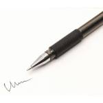 Ручка гелев. Silwerhof Advance 0,5 мм черная 026158-02 грип