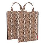 Папка д/тетрадей А4 ЕК текстильн. вертик. на молнии Python Print 49053