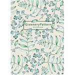 Блокнот-бизнес А5 96 л. Greenery Pattern 7БЦ 70 г/м 3279 