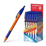Ручка шариковая EК 0,7 R-301 Orange MATIC&Grip 46762 синяя авт.