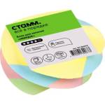 Блок для записей цветной витой прокл.СТАММ Basic 8х8х4см БЗ-884810/БС02