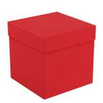 Коробка подарочная складная MESHU Red (15*15*15см) блестки MS_62570