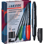 Маркер перман. deVENTE 5мм 5043734 черный