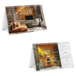 Календарь-домик BG Пространство 160x105мм, на гребне 2026 381122