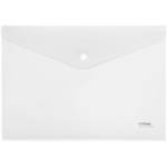 Папка - конверт А4 на кнопке СТАММ прозрачная ММ-31292