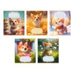 Тетрадь 18 л. (клетка) К-Э Корги ТК189254