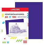 Бумага копировальная 100 л. А4 deVente 2041401 фиолет.