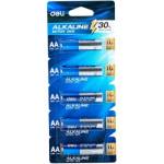 Батарейка LR06 (АА) Deli алкалин. 1 шт. отрывн.набор  E18510