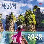 Календарь настенный перекидной 30х30 Красивое путешествие 12Кнп4_34665 2026