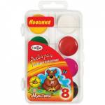 Краски акв. 8 цв. б/к п/к Гамма Мультики 211046 8